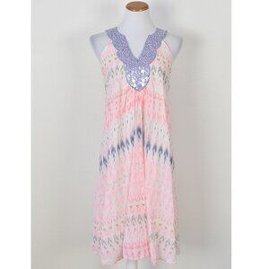 Nimo With Love Sequin Tie Dye Printed Dress - S